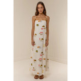 Heidi Dress Tropicana Palm Noosa