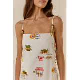 Heidi Dress Tropicana Palm Noosa