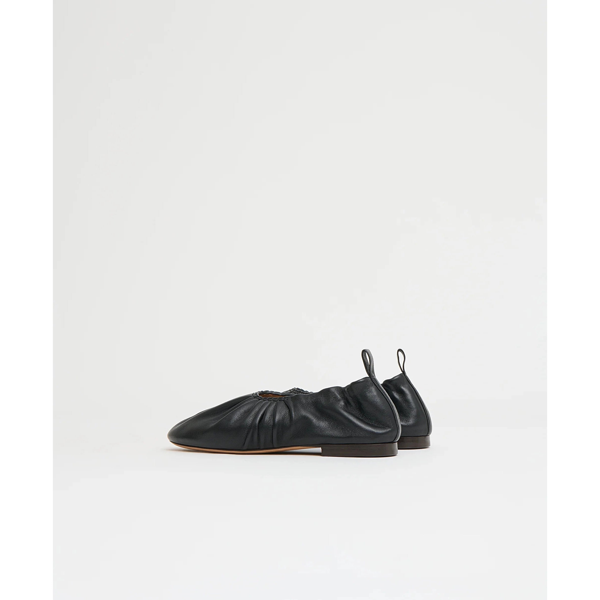 Ruched Ballerina Black Mansur Gavriel