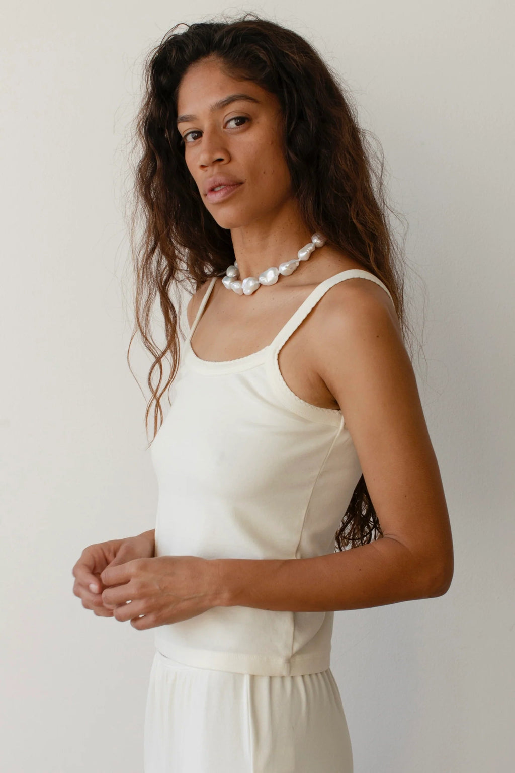 The Baby Rib Scallop Tank DONNI.