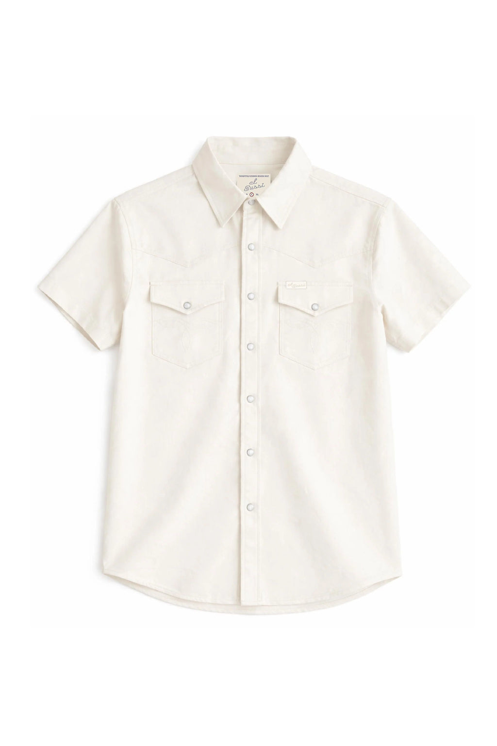Pickett Short Sleeve Shirt Ivory El Sussi