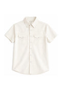 Pickett Short Sleeve Shirt Ivory El Sussi