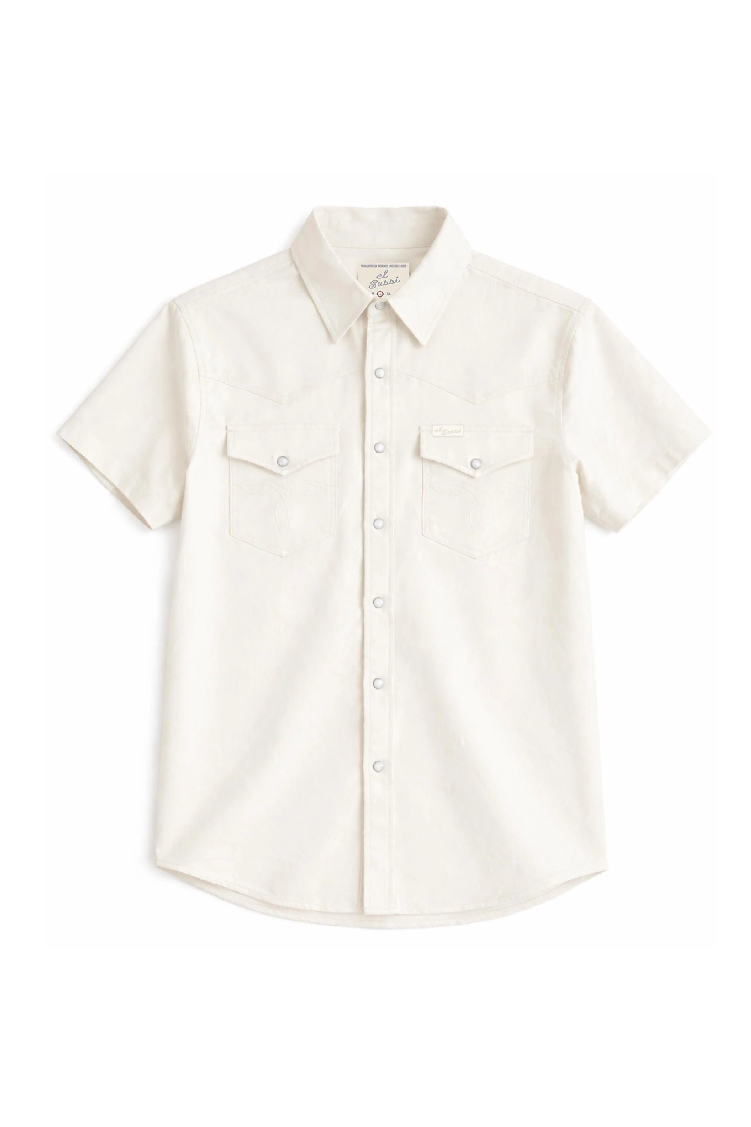 Pickett Short Sleeve Shirt Ivory El Sussi