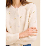 Priscilla Cardigan in Rosette Mille