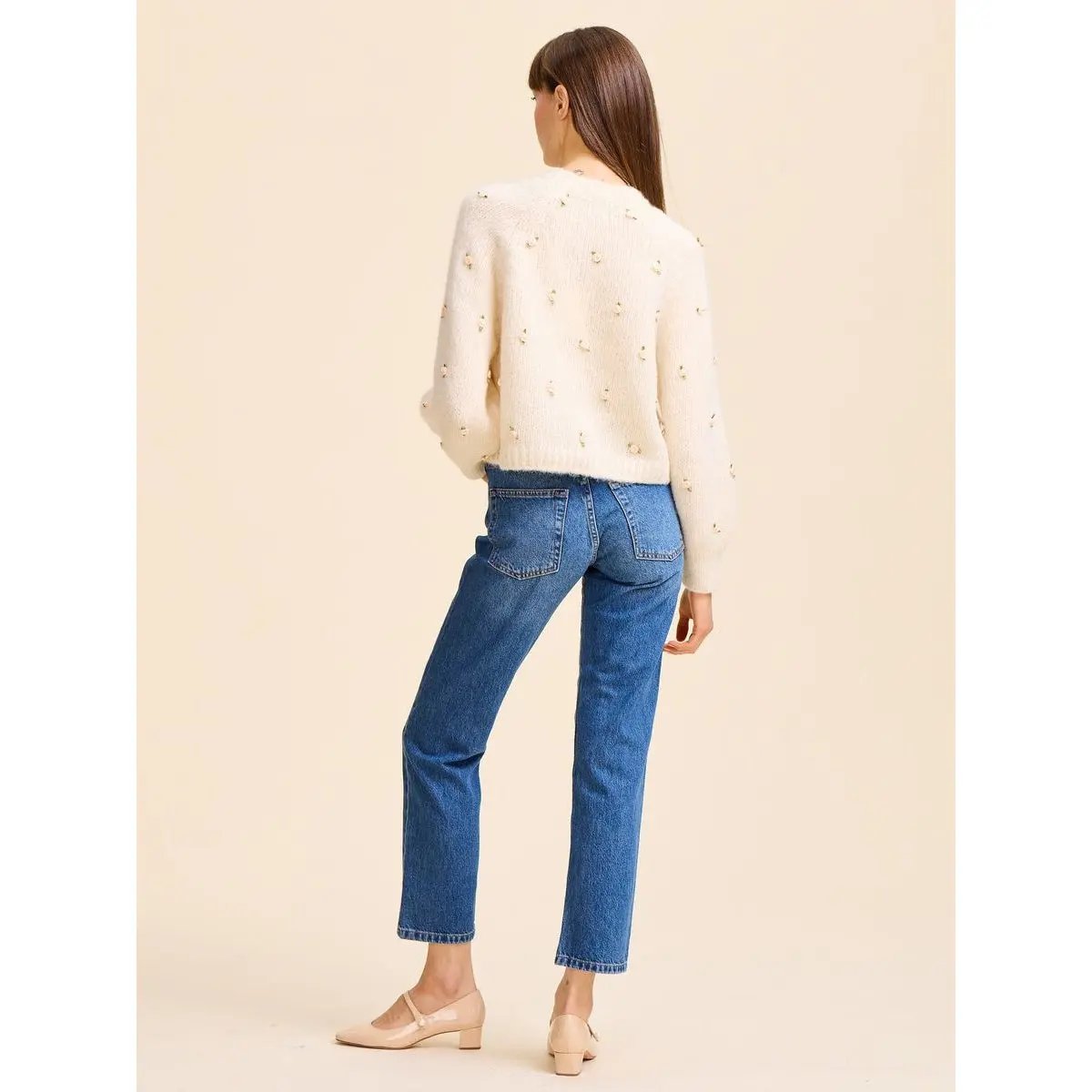 Priscilla Cardigan in Rosette Mille