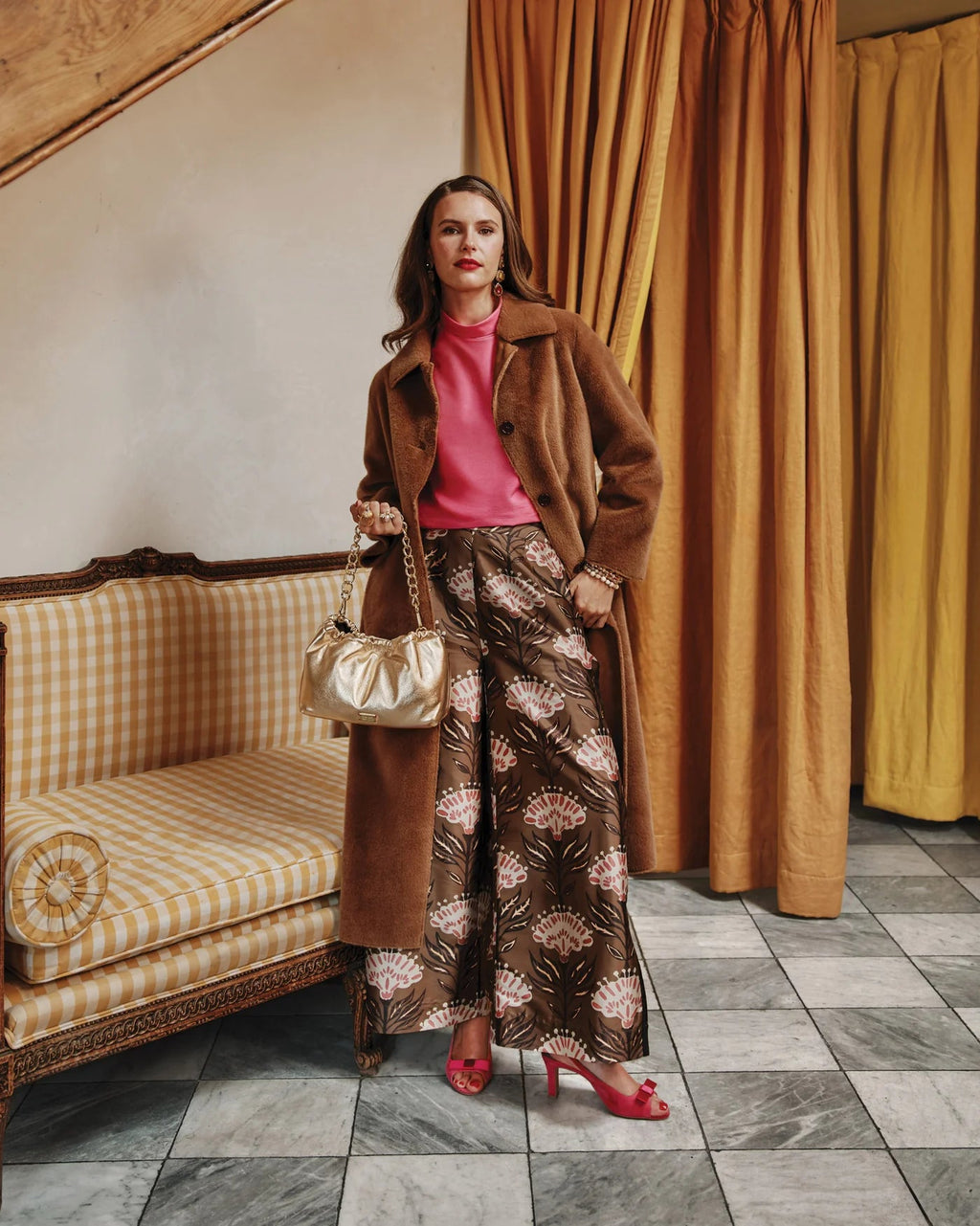 Palazzo Pant Heirloom Floral Frances Valentine
