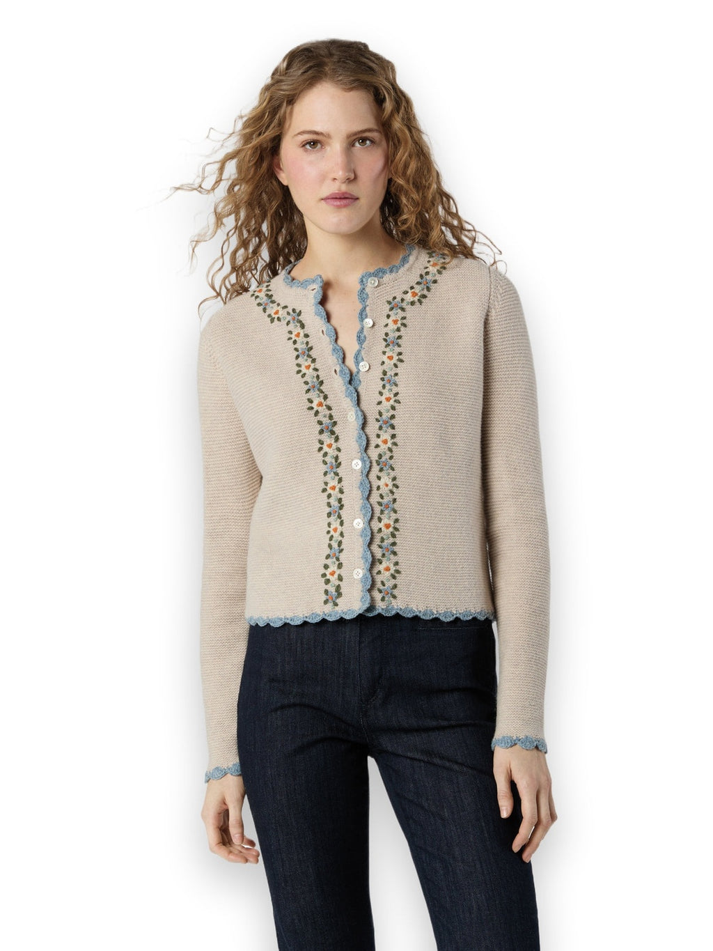Aloise Embroidered Sweater Mashburn