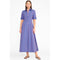White Smoke Joan Dress Atlas Stripe