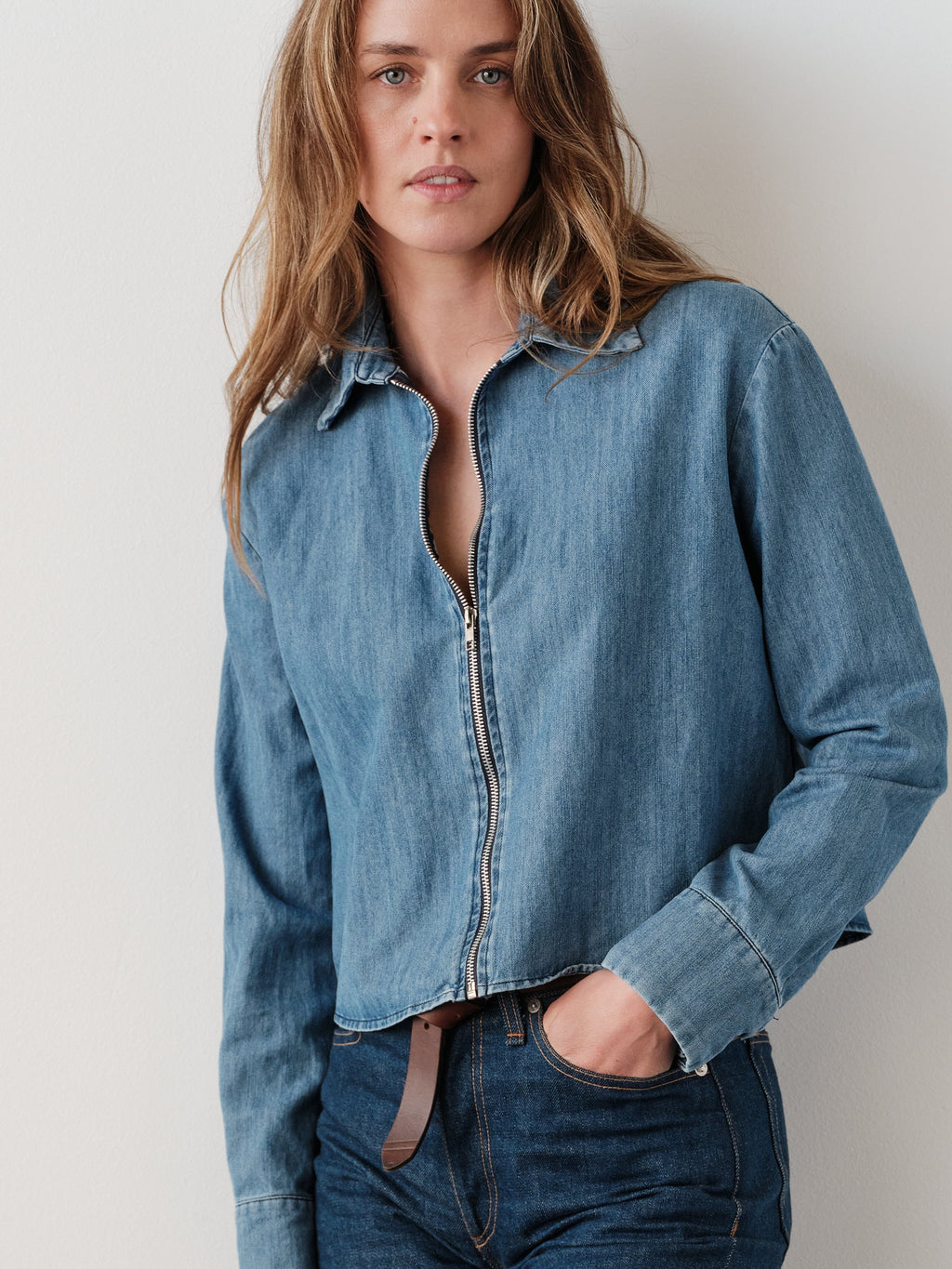 The ZIPPER Shirt, Indigo | FALL'26 (1) CISSA