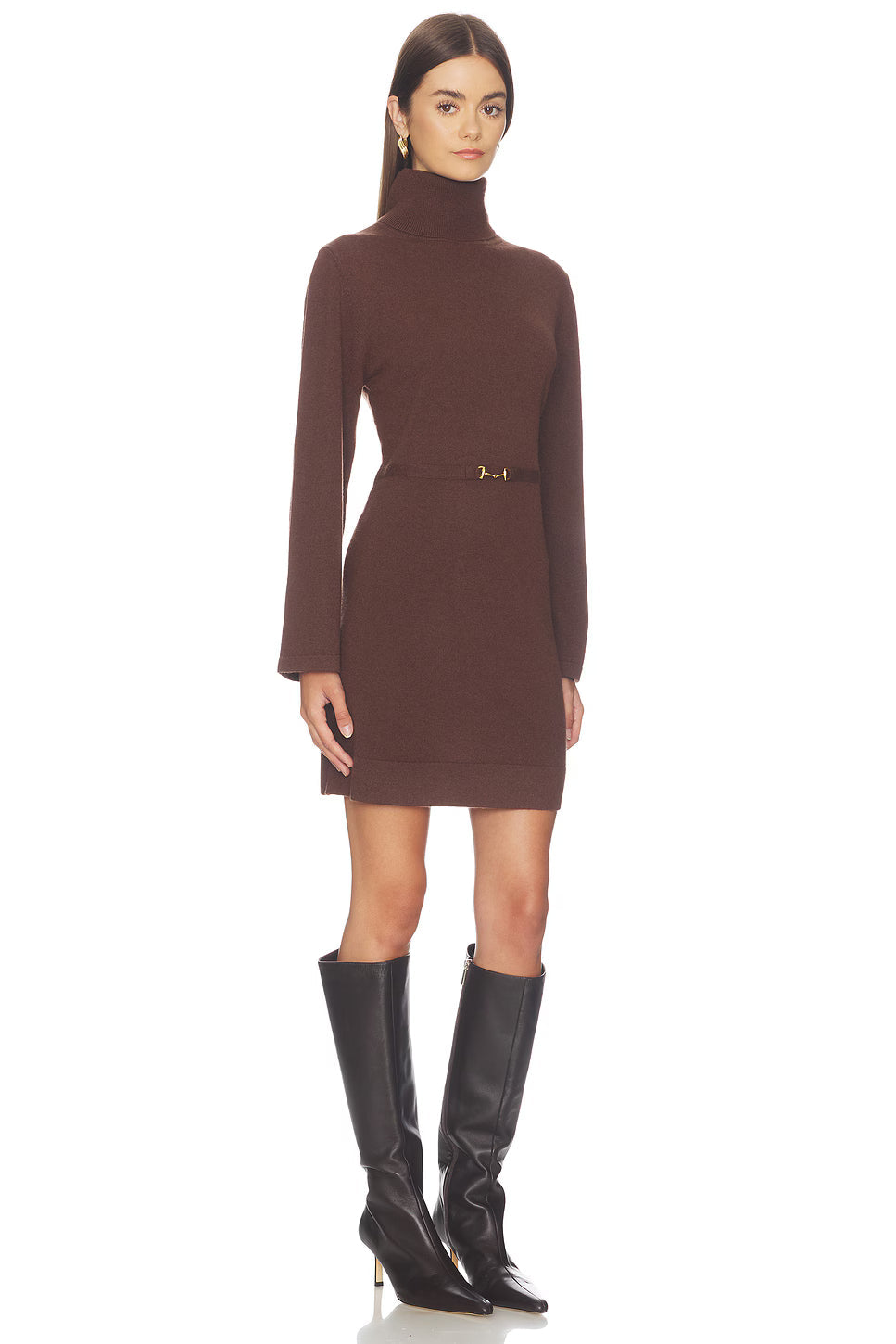 Aly Cashmere-Blend Mini Dress RIXO