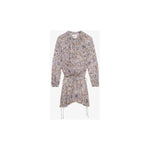 Light Gray Isabel Marant Bess Dress Ecru