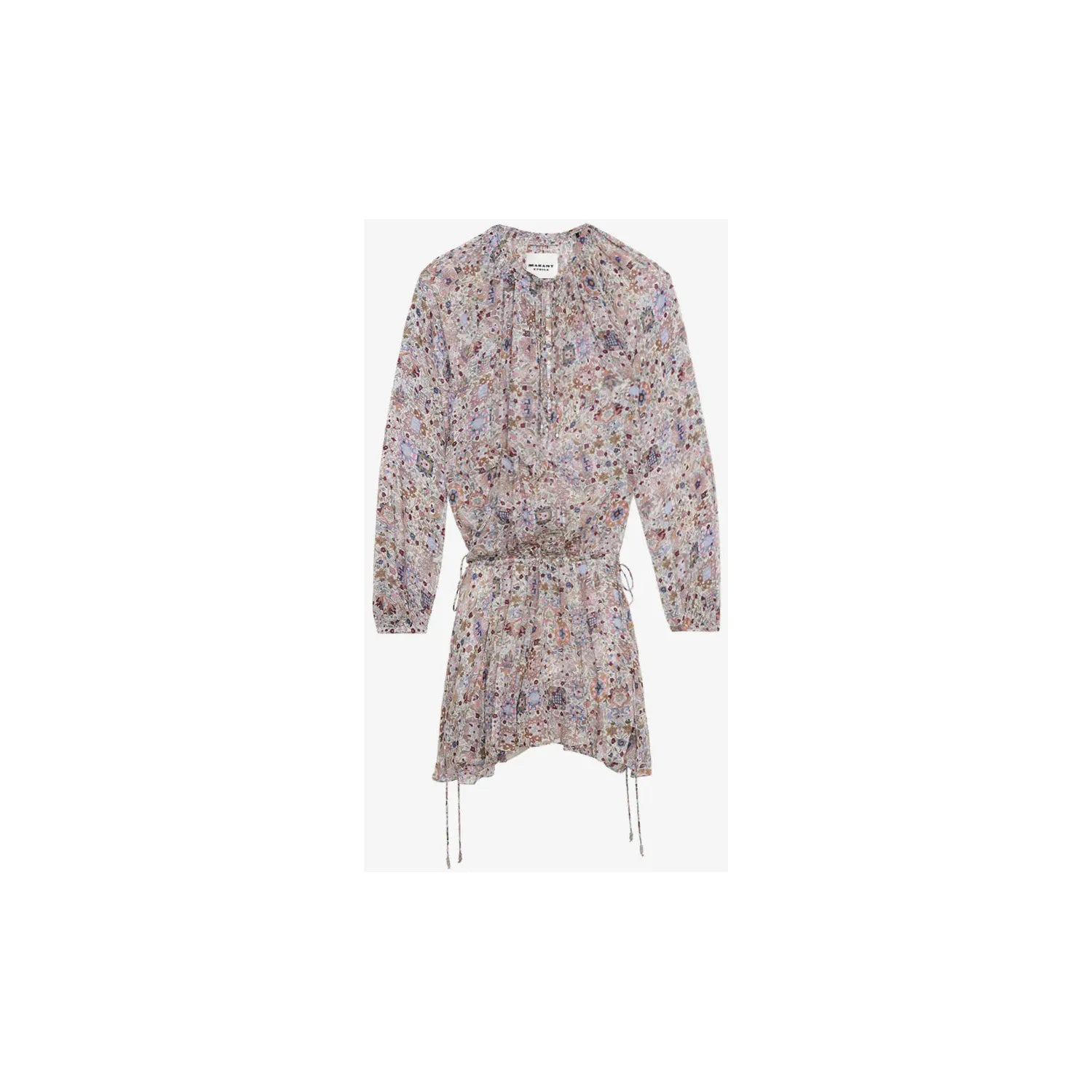 Light Gray Bess Dress Ecru