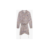 Light Gray Isabel Marant Bess Dress Ecru