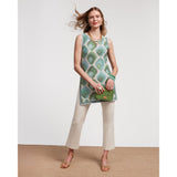 Frances Valentine Robbie Top Graphic Leaf