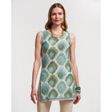 Frances Valentine Robbie Top Graphic Leaf