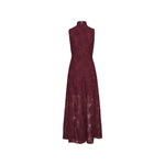 Flower Mesh Maxi Dress