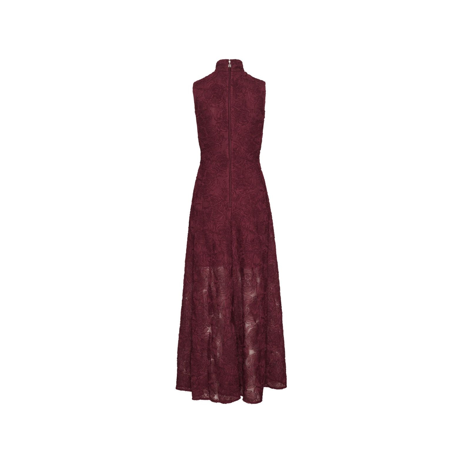 Flower Mesh Maxi Dress