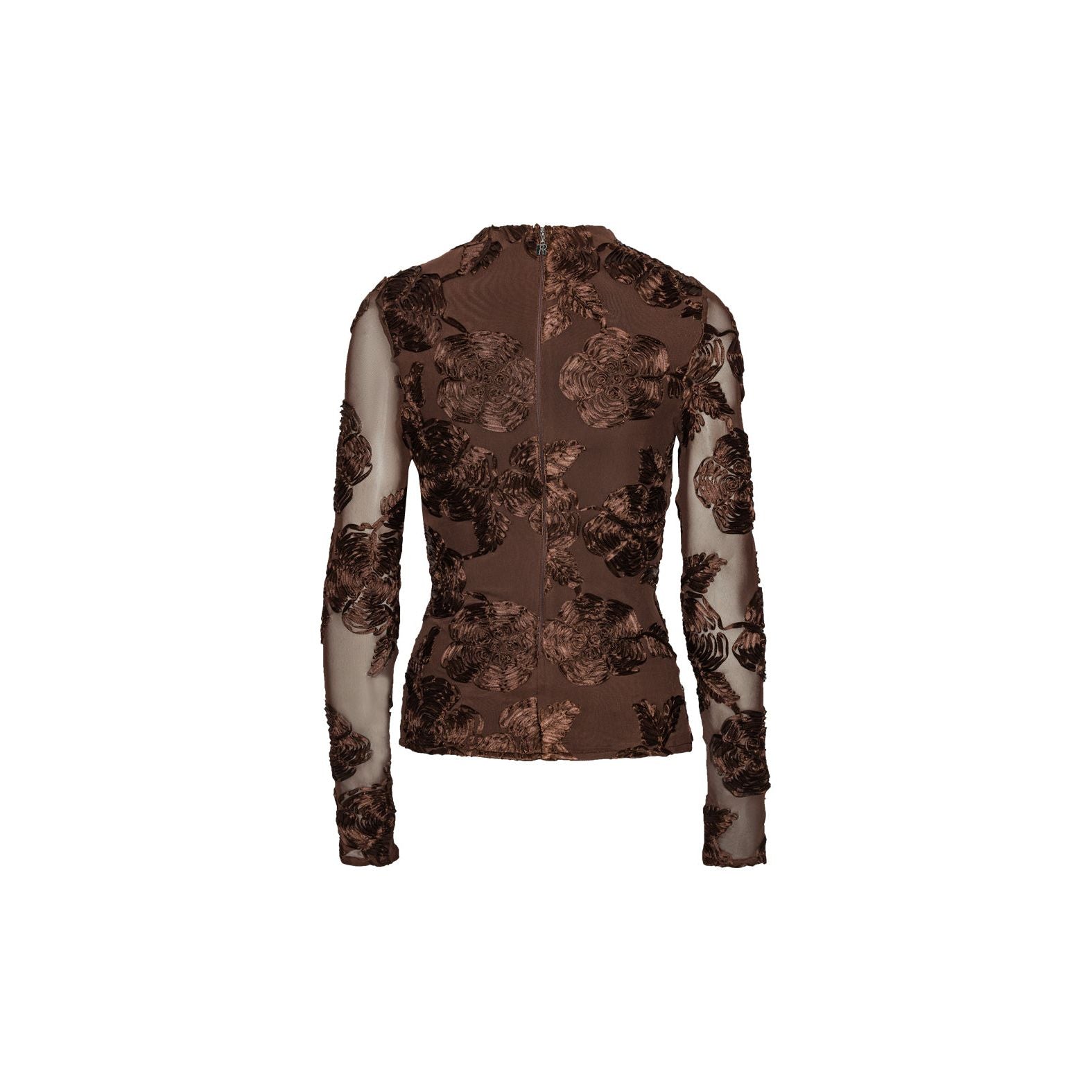 Flower Mesh Ls Top
