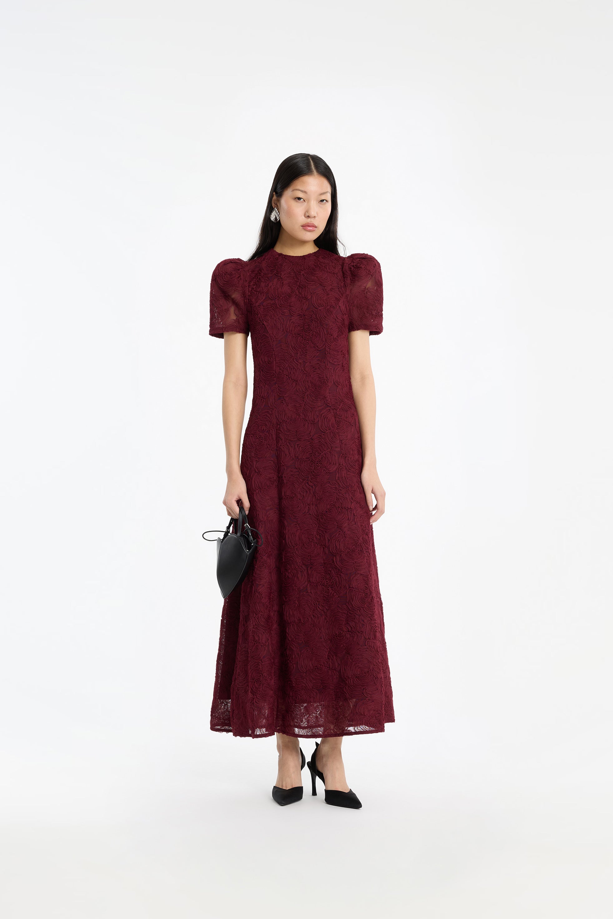 FLOWER MESH FLARED DRESS ROTATE Birger Christensen