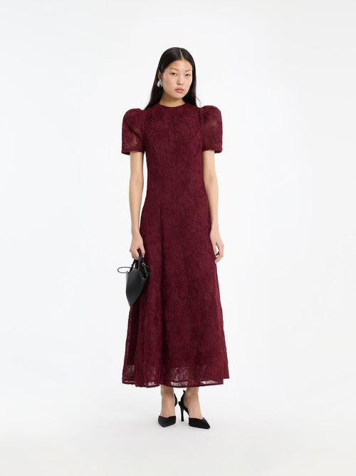 FLOWER MESH FLARED DRESS ROTATE Birger Christensen