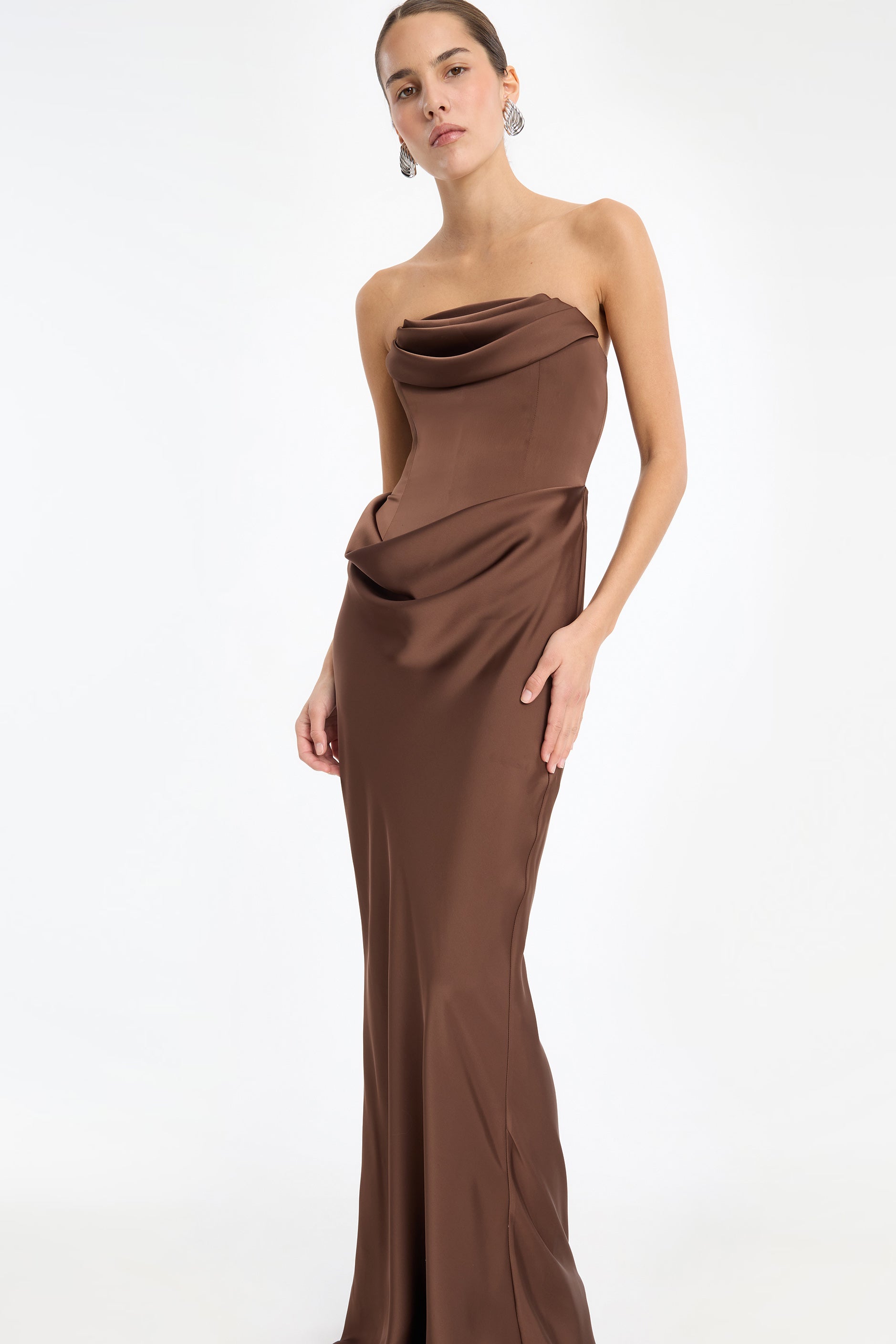 CORSAGE LONG DRESS ROTATE Birger Christensen