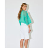 MOHAIR LIGHT SHORT SLEEVE CARDIGAN MAIAMI