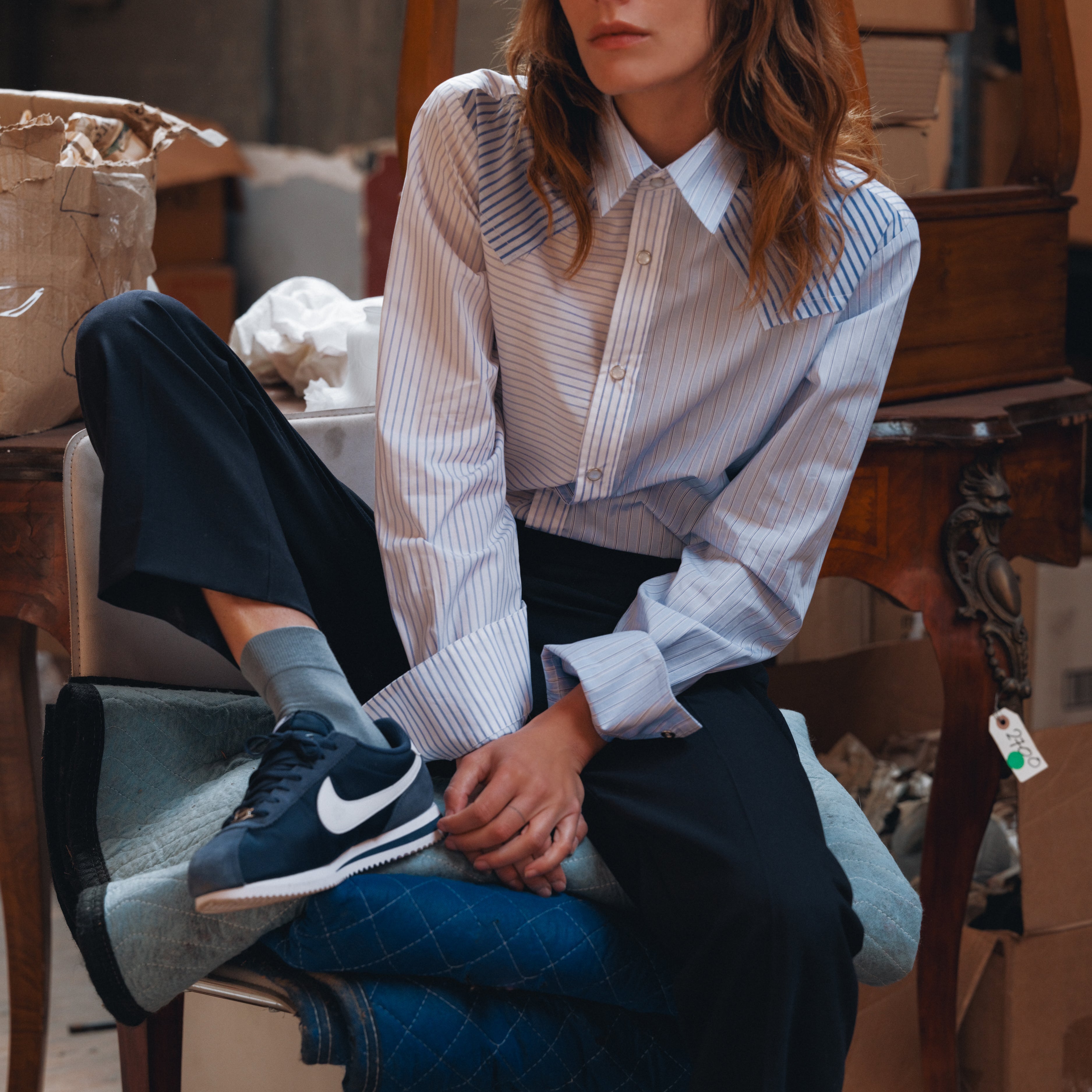 The RAW EDGE WESTERN Shirt, Stripe Scrappy | FALL'25 (1)