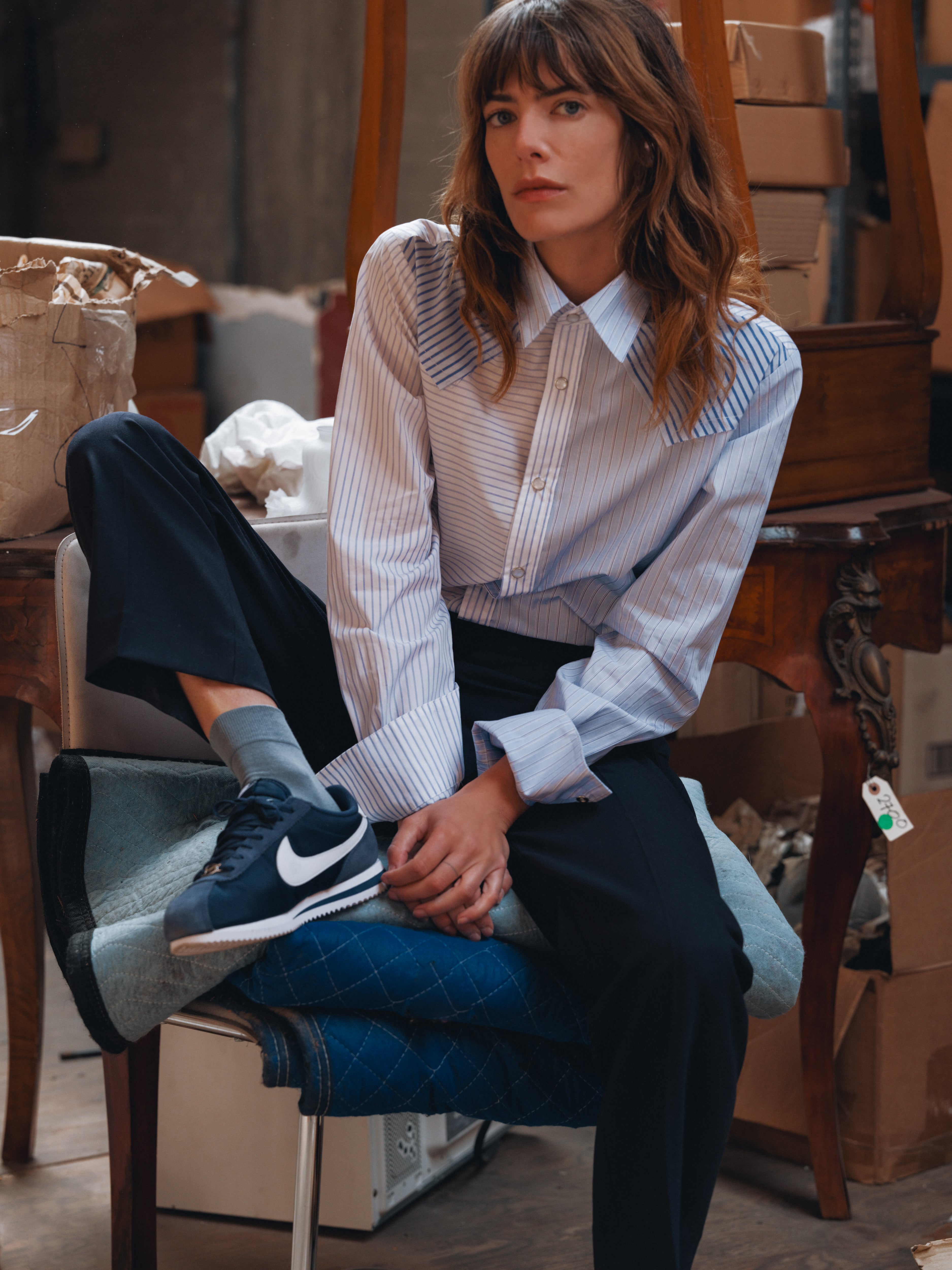 The RAW EDGE WESTERN Shirt, Stripe Scrappy | FALL'25 (1)