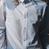 The RAW EDGE WESTERN Shirt, Stripe Scrappy | FALL'25 (1)