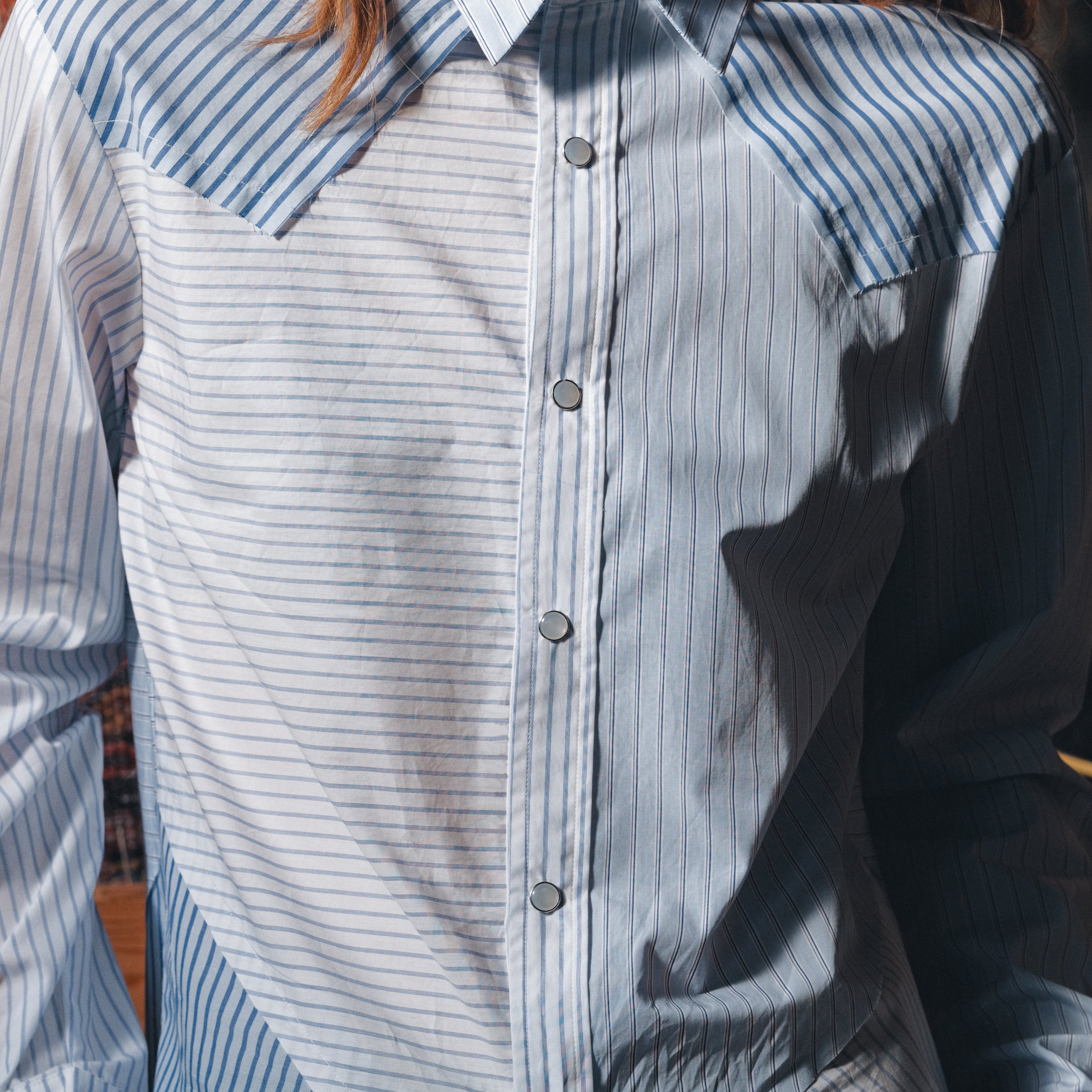 The RAW EDGE WESTERN Shirt, Stripe Scrappy | FALL'25 (1)