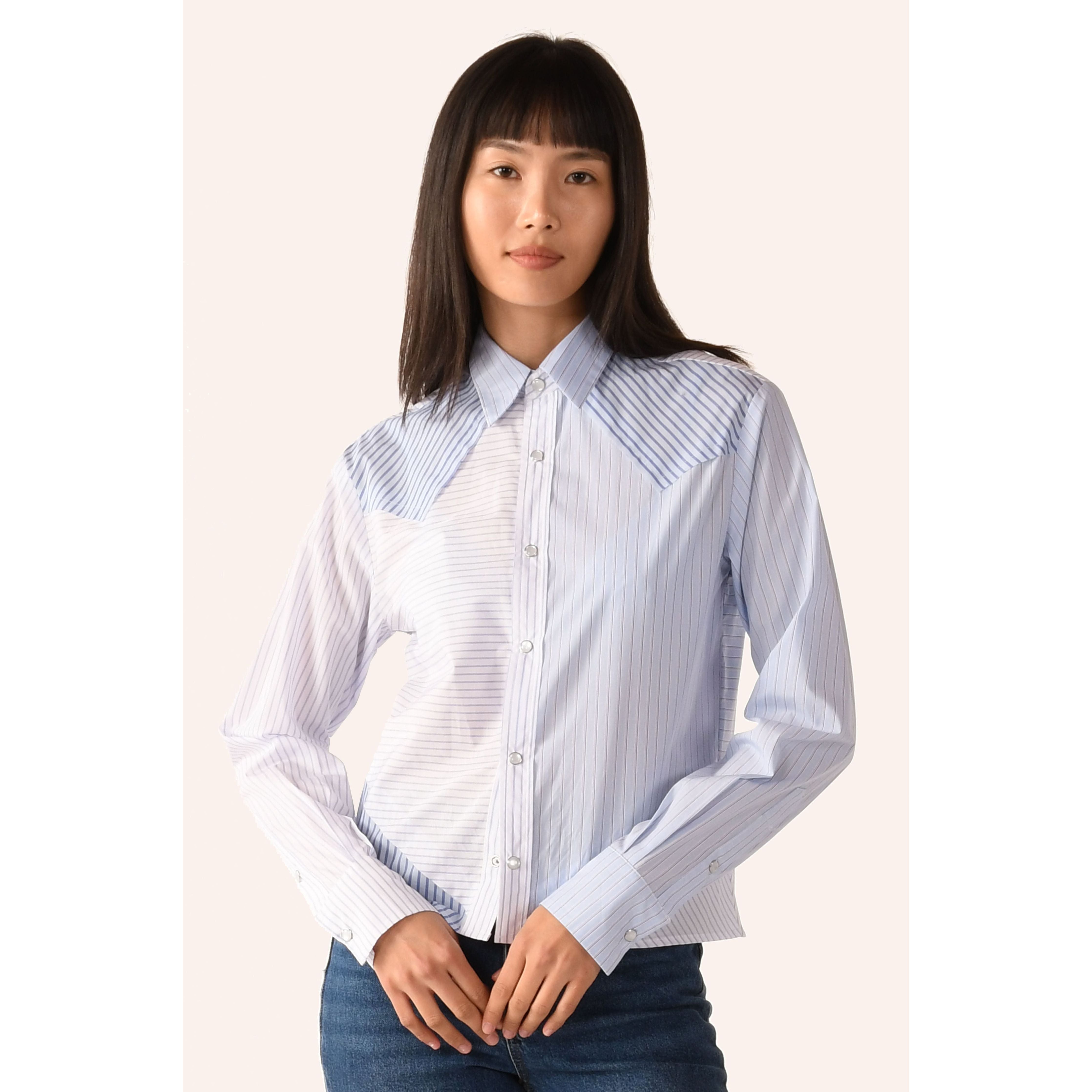 The RAW EDGE WESTERN Shirt, Stripe Scrappy | FALL'25 (1)