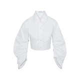 Lavender Hevron Raquel Top White