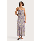 Faithfull Clara Maxi Dress Valerie Floral Purple