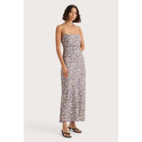 Faithfull Clara Maxi Dress Valerie Floral Purple