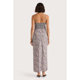 Faithfull Clara Maxi Dress Valerie Floral Purple