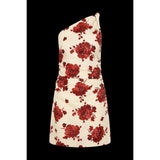 Faithfull Marga Mini Dress Cecile Floral Garnet