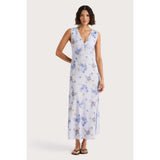 Faithfull Josephine Maxi Dress Leona Floral Lilac