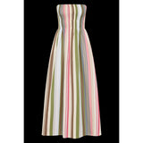 Faithfull Jamie Midi Dress Meleu Stripe Multi