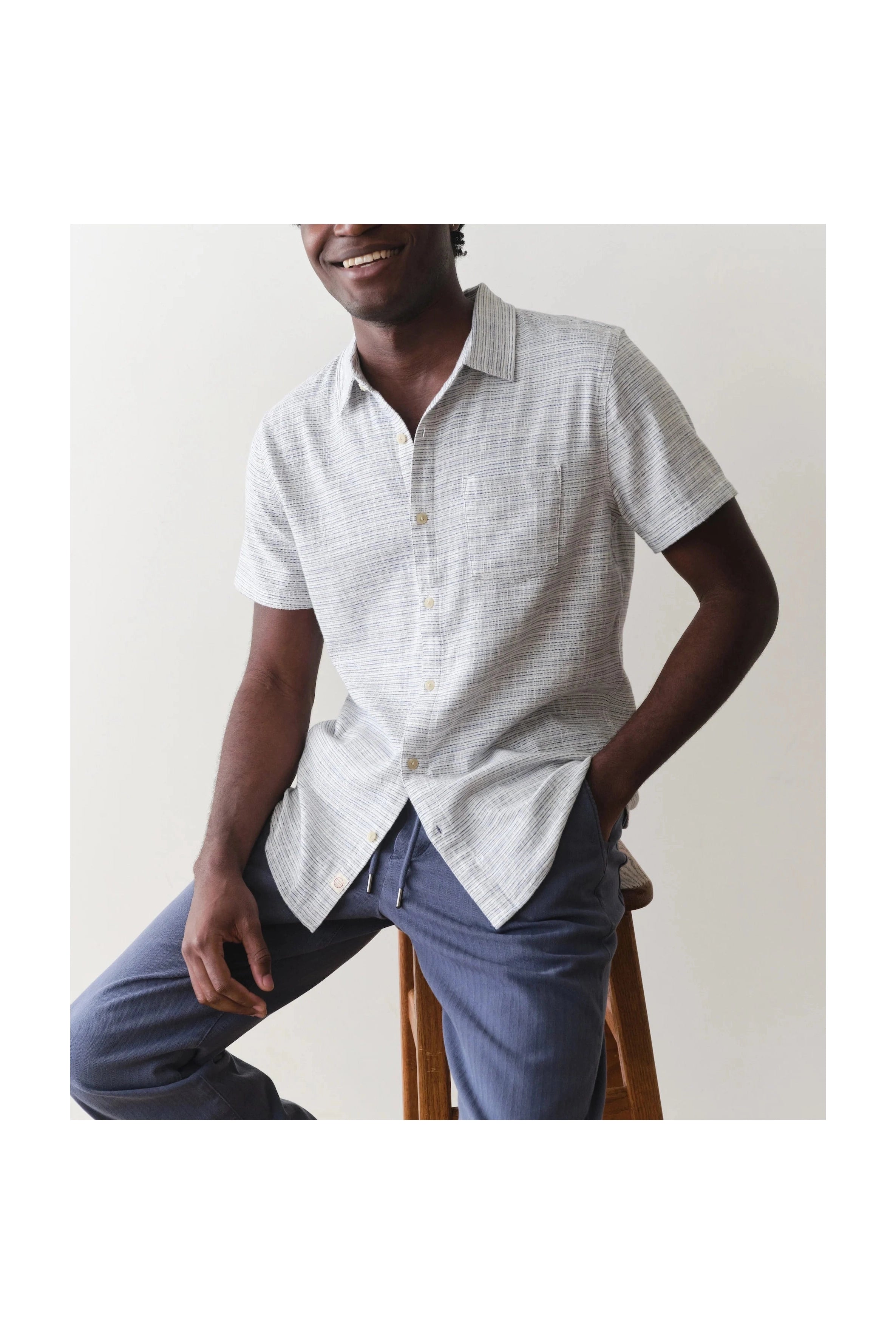 Classic Stretch Selvage Shirt Marine Layer