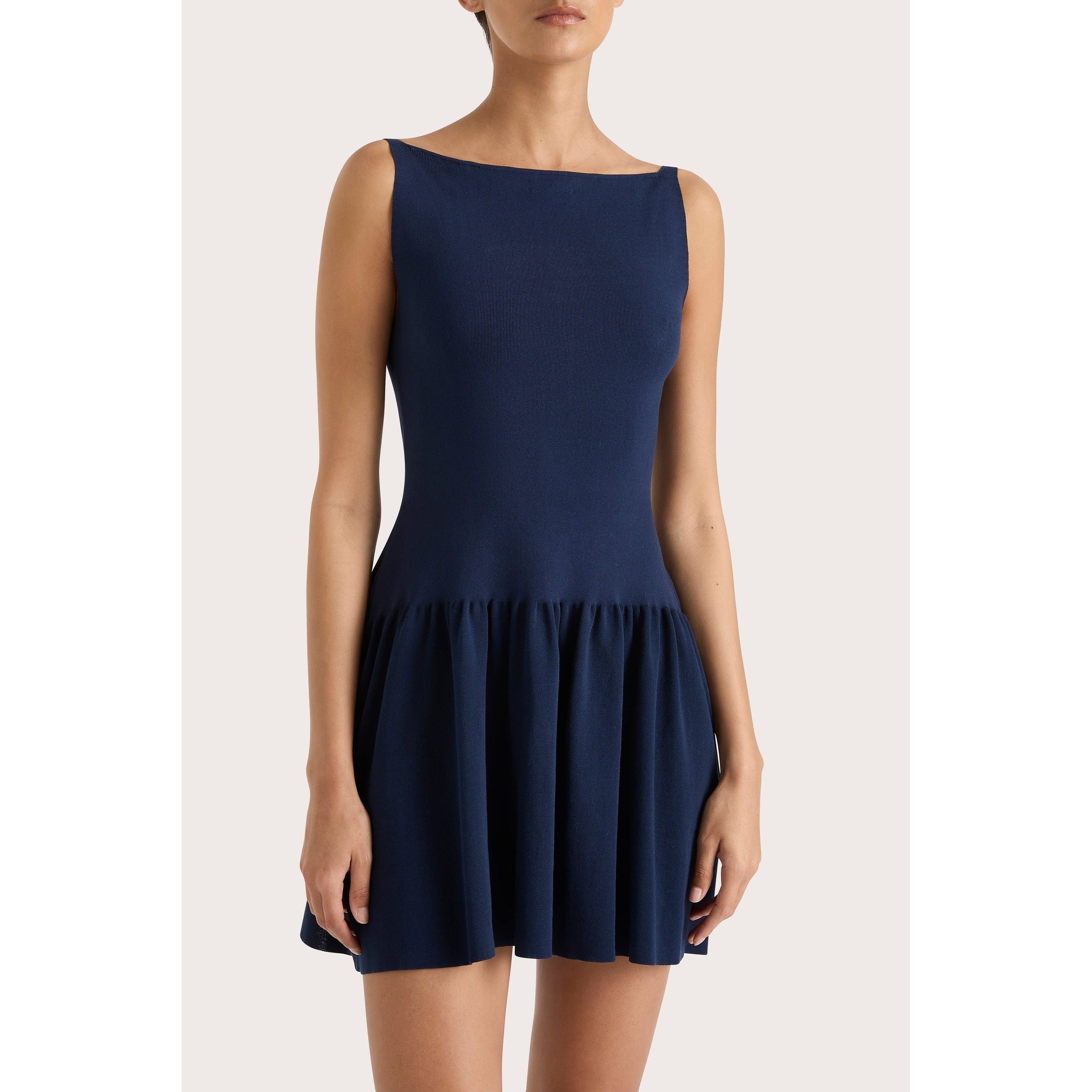Faithfull Monique Mini Dress Navy