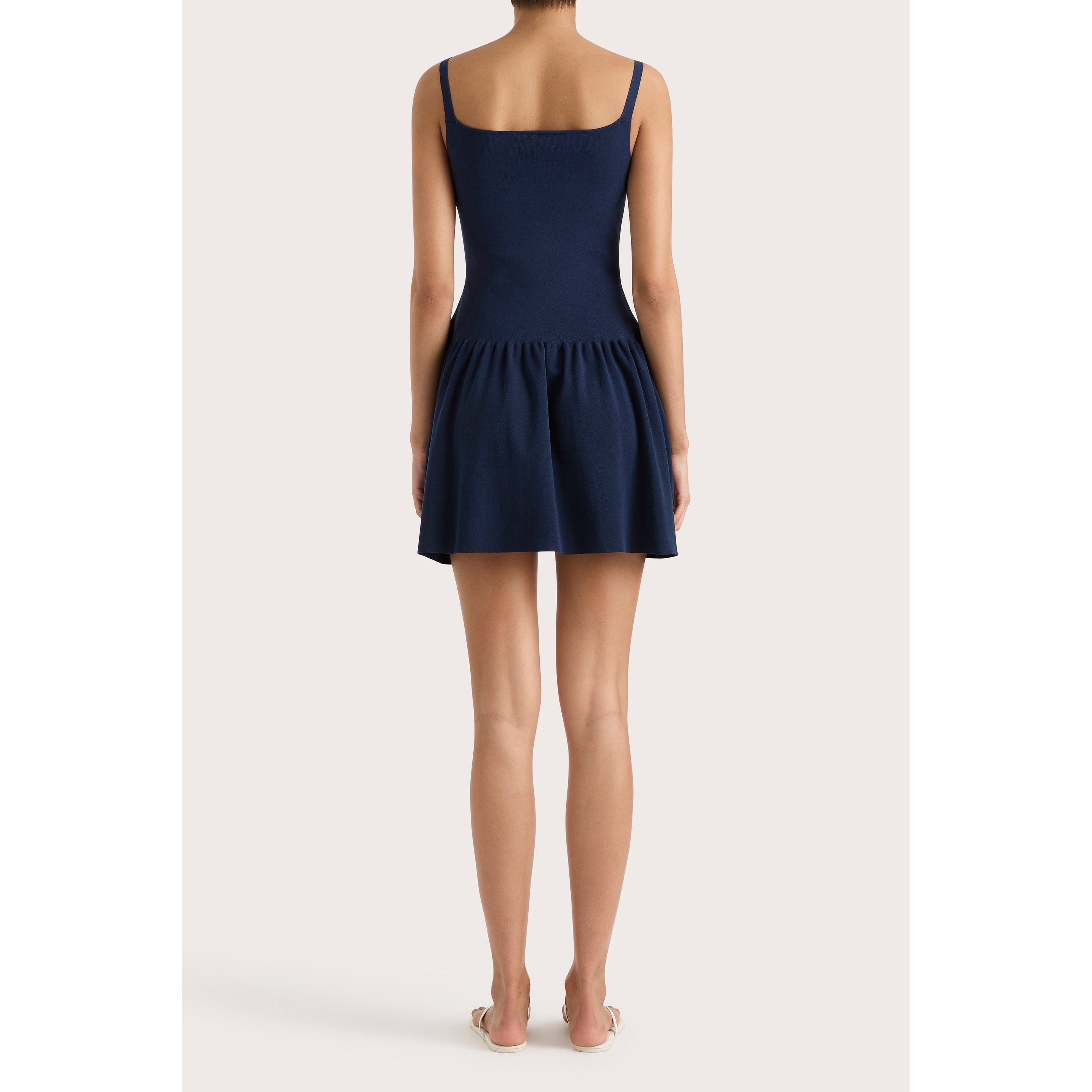 Faithfull Monique Mini Dress Navy