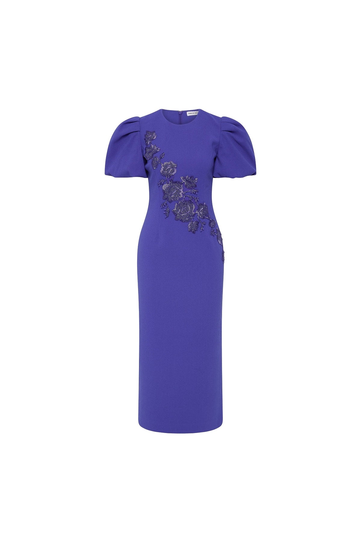 EVOLET PUFF SLEEVE MIDI Rebecca Vallance