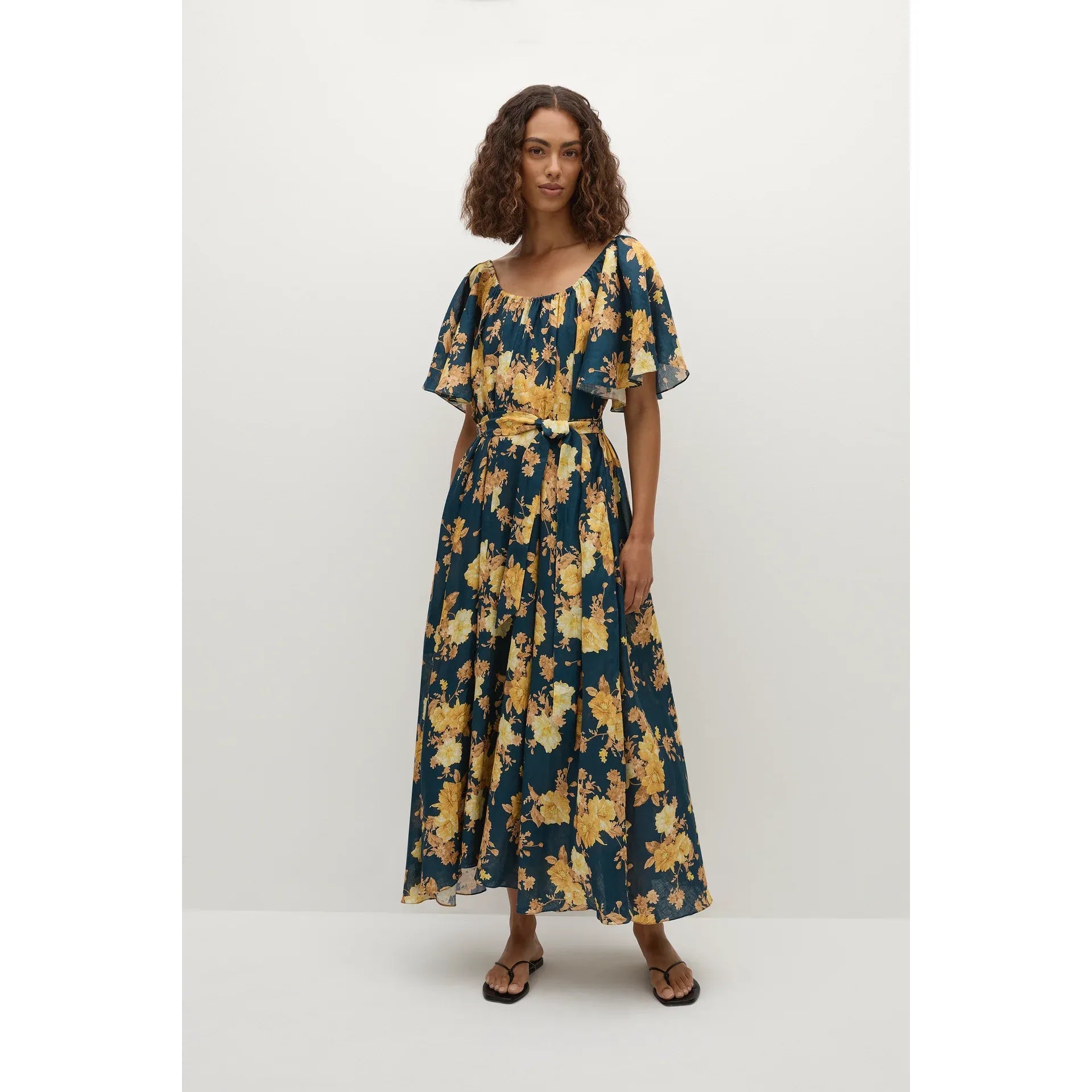 Light Gray Belen Maxi Dress