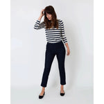 Ann Mashburn Flare Pant in Indigo Stretch Denim - Primm's