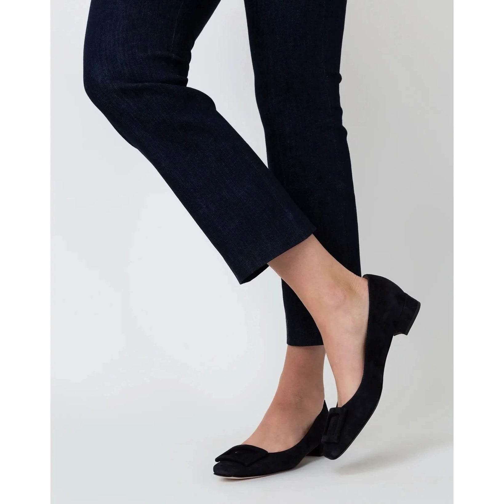 Ann Mashburn Flare Pant in Indigo Stretch Denim