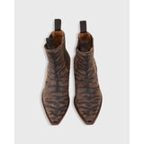 Short Cowboy Boot Brown Tiger