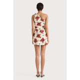 Faithfull Marga Mini Dress Cecile Floral Garnet