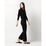 Ann Mashburn Lara Pant in Black Supima Cotton