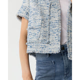 Light Gray Short Sleeve Chelsea Jacket