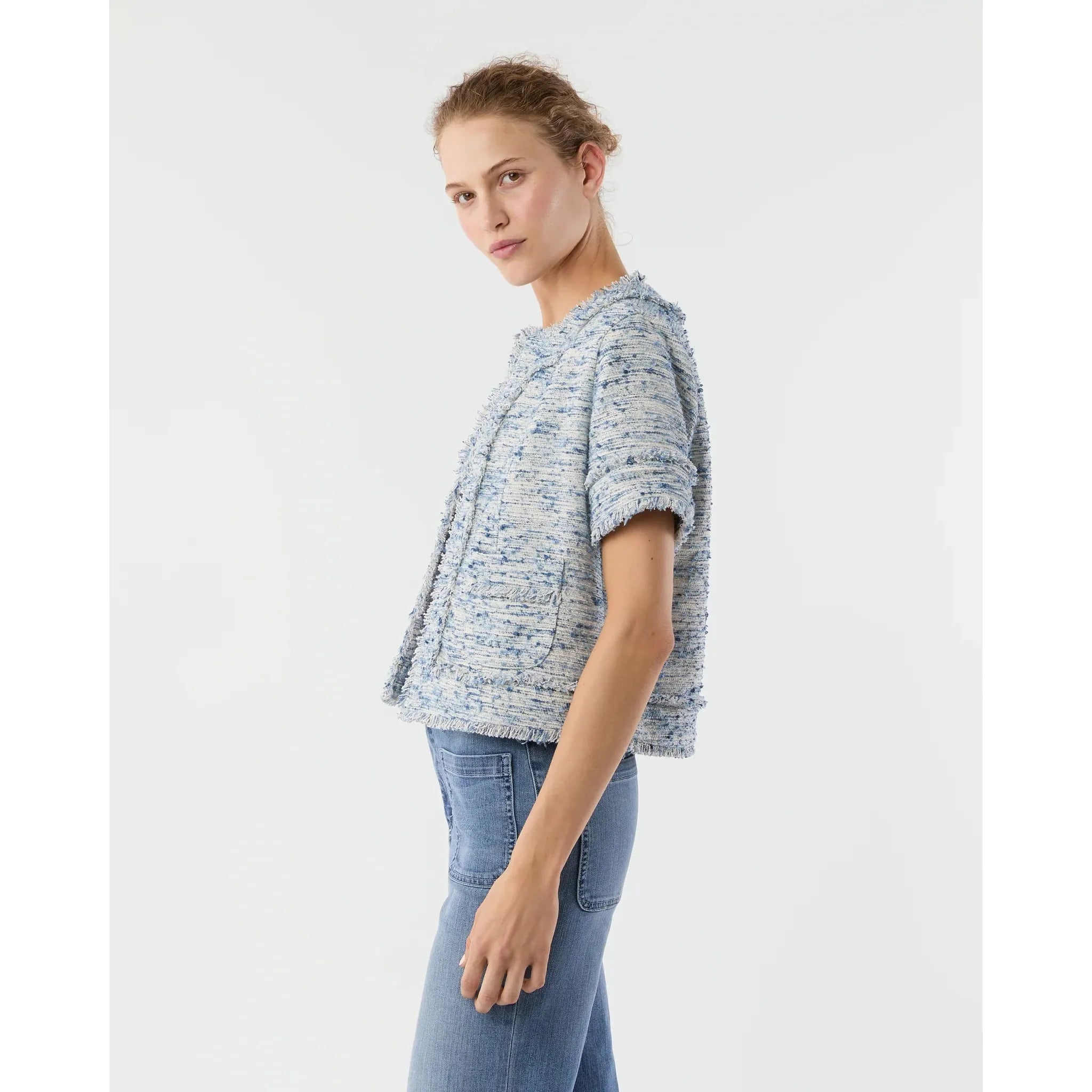 Lavender Short Sleeve Chelsea Jacket